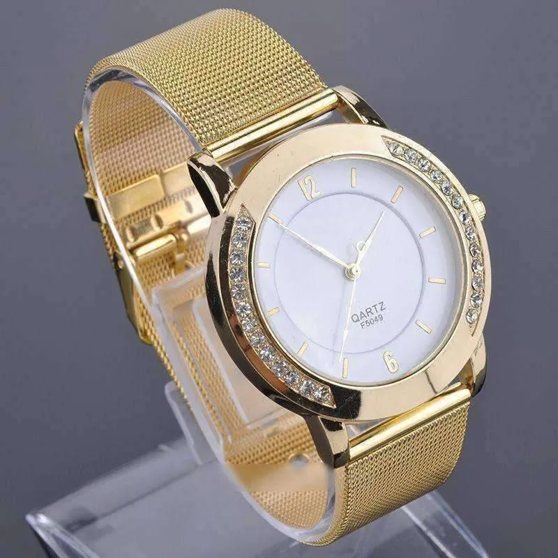 Liquid Gold Metal Band and Watch