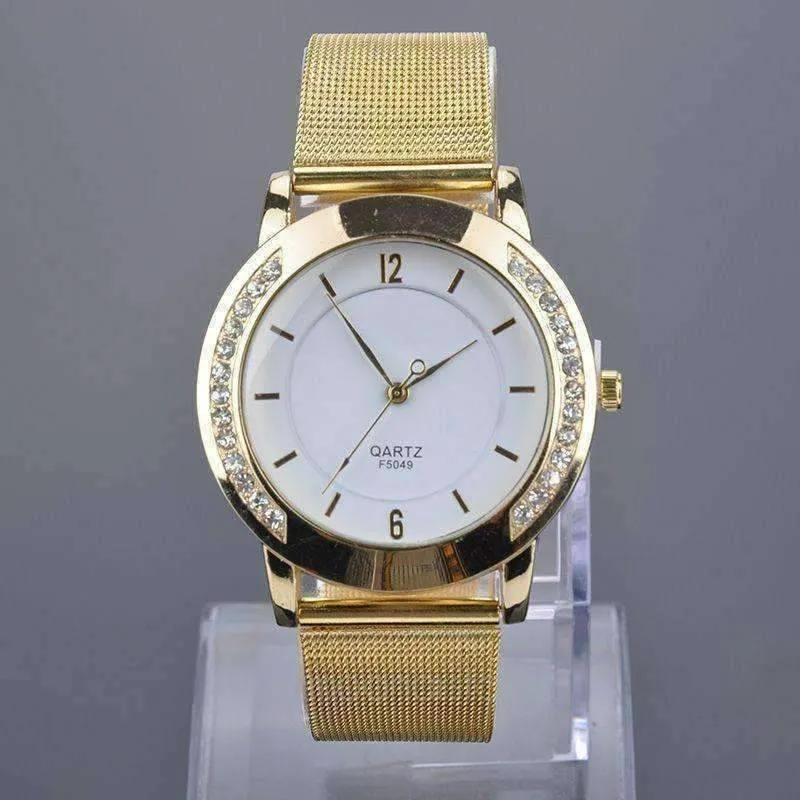 Liquid Gold Metal Band and Watch