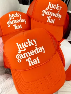 Lucky Gameday Hat - Orange