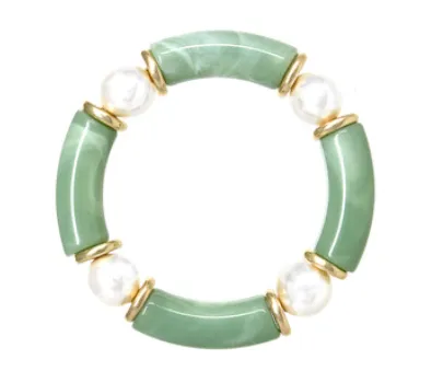 Meghan Browne Lotti Bracelet - Jade
