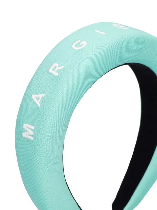MM6 Maison Margiela   Embroidered logo headband 