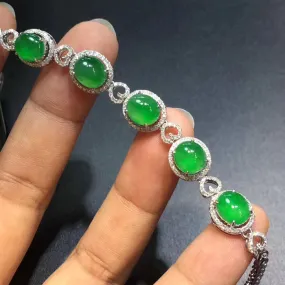 Natural Jade Bracelet Jadeite Bracelet NBT06