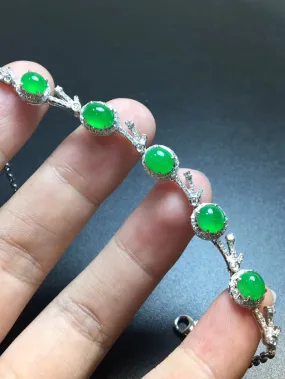 Natural Jade Bracelet Jadeite Bracelet NBT48