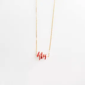 Natural Red Coral Necklace
