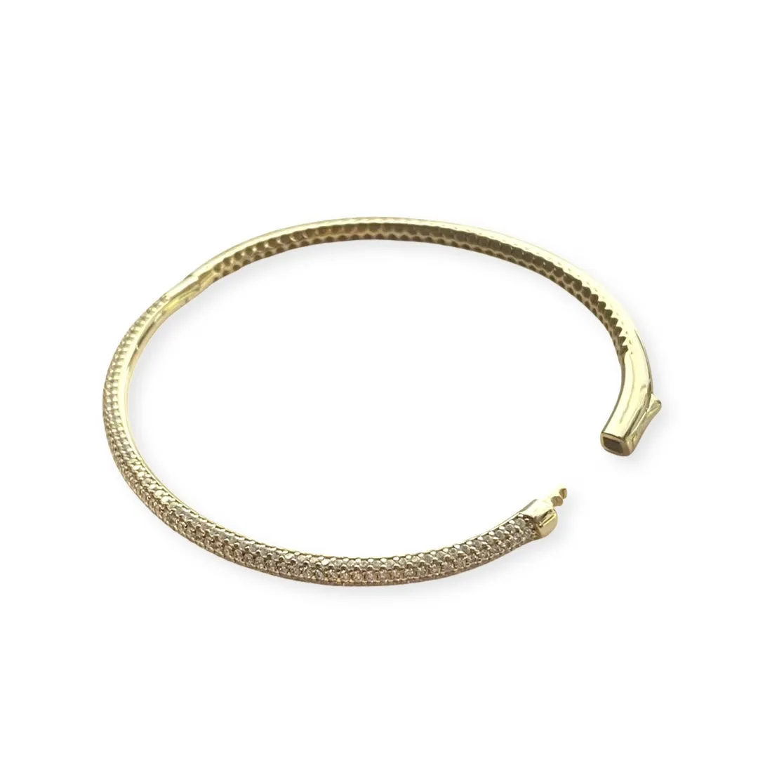 Noellery Pave Bangle Bracelet