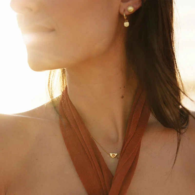 NOVEMBER BIRTHSTONE NECKLACE