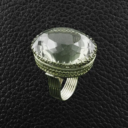 Oval Citrine Estate Ring