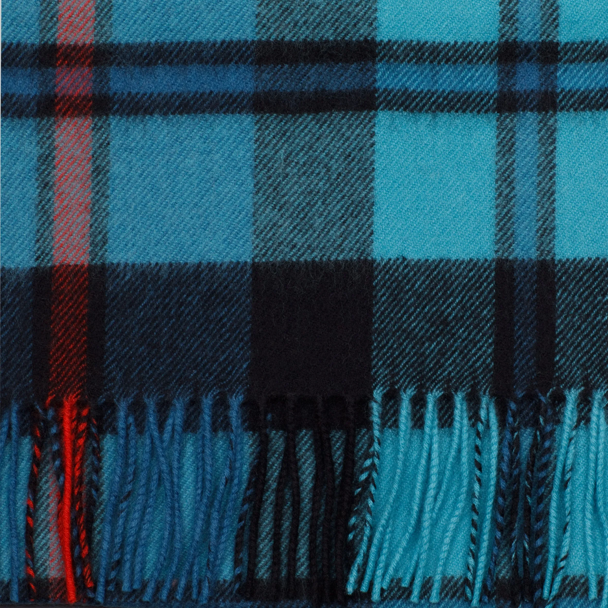 Oversized lambswool scarf in MacCorquodale Tartan
