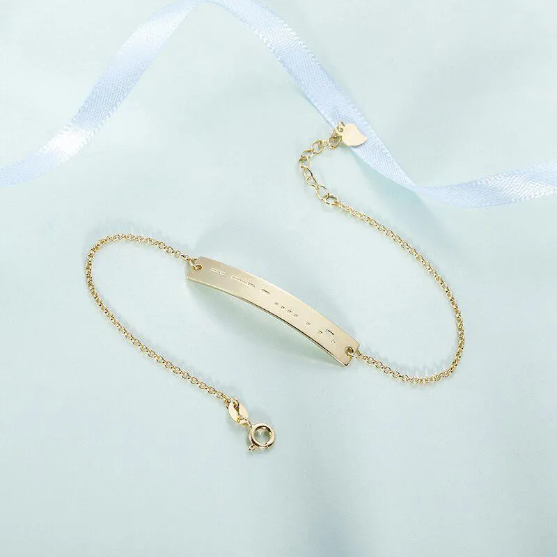 Personalize Your Morse Code Bar Bracelet