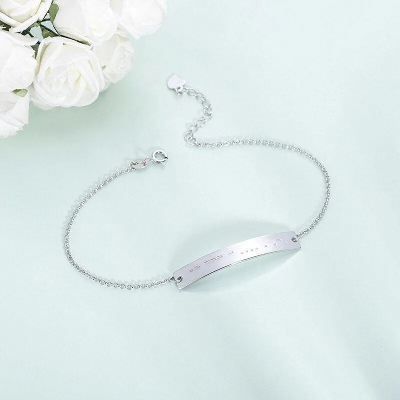 Personalize Your Morse Code Bar Bracelet