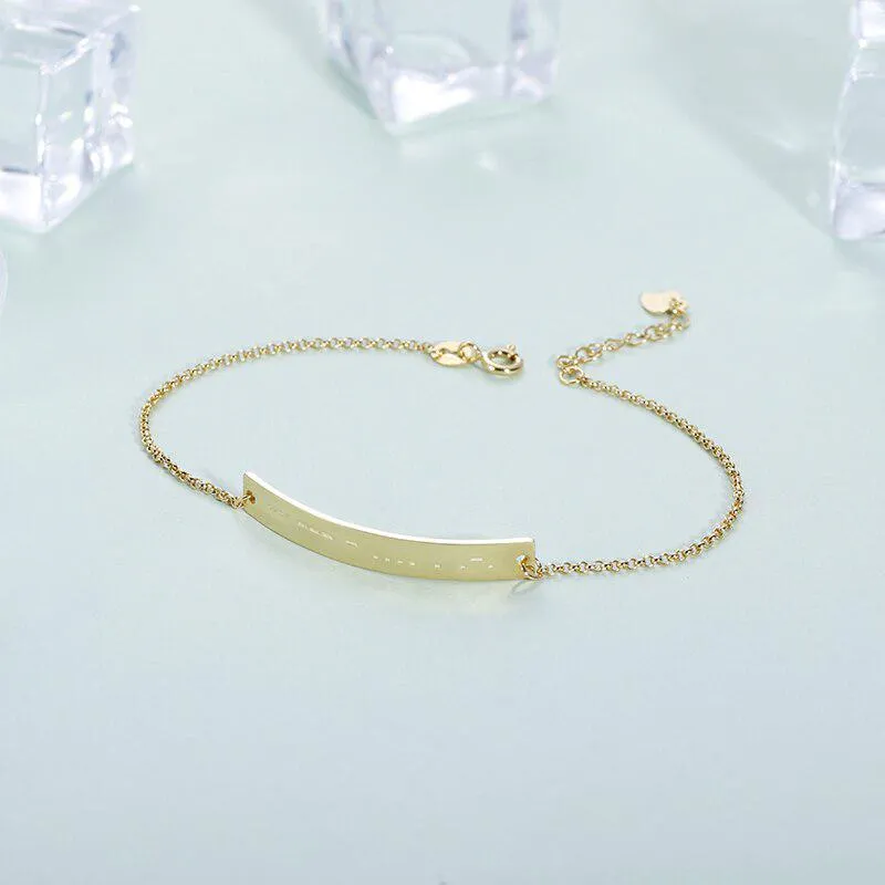 Personalize Your Morse Code Bar Bracelet