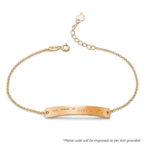 Personalize Your Morse Code Bar Bracelet