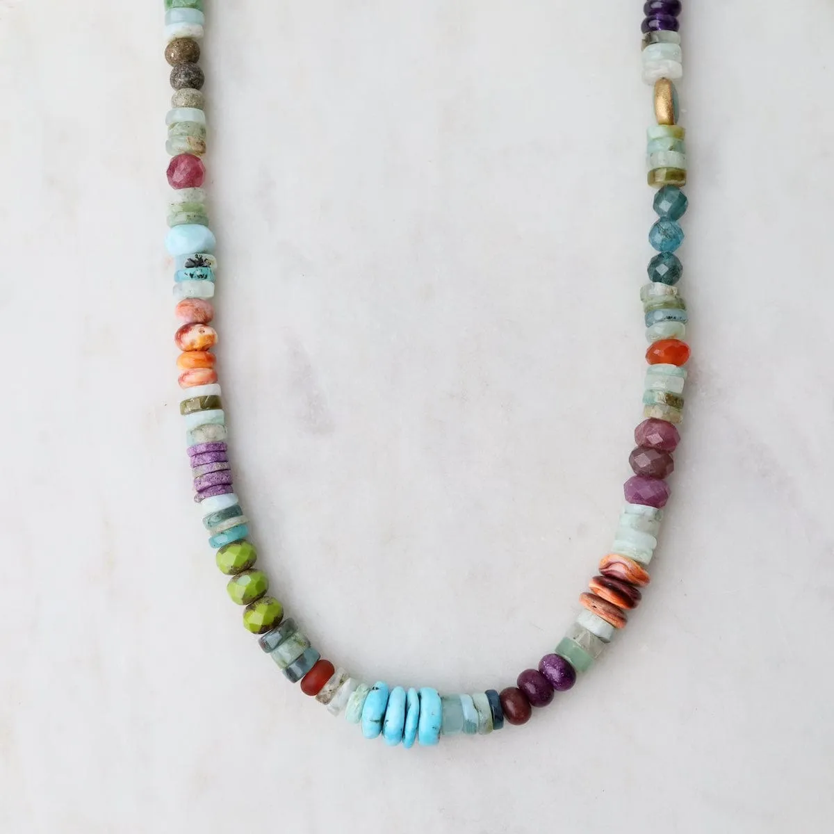 Peruvian Pachamama Opal Necklace