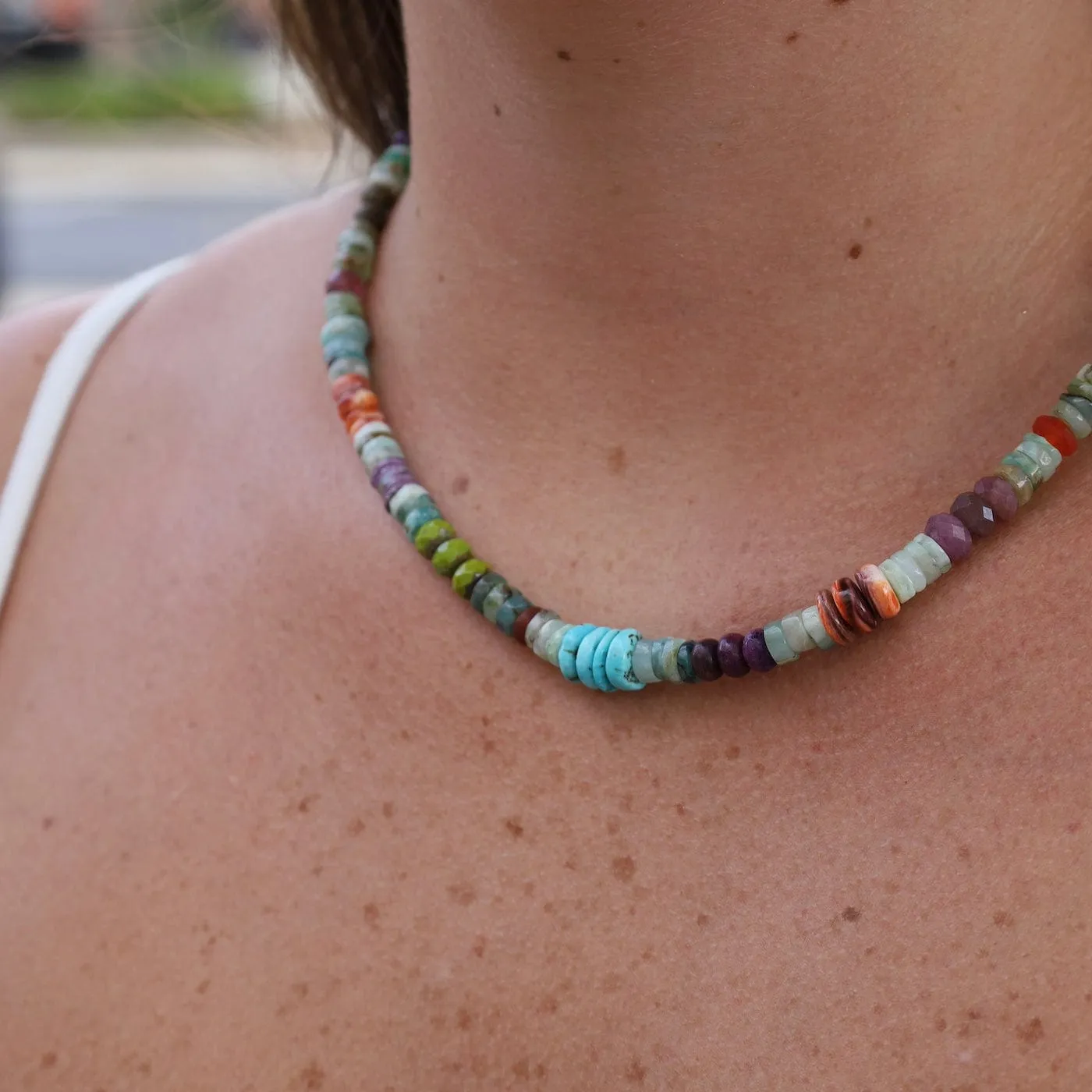 Peruvian Pachamama Opal Necklace