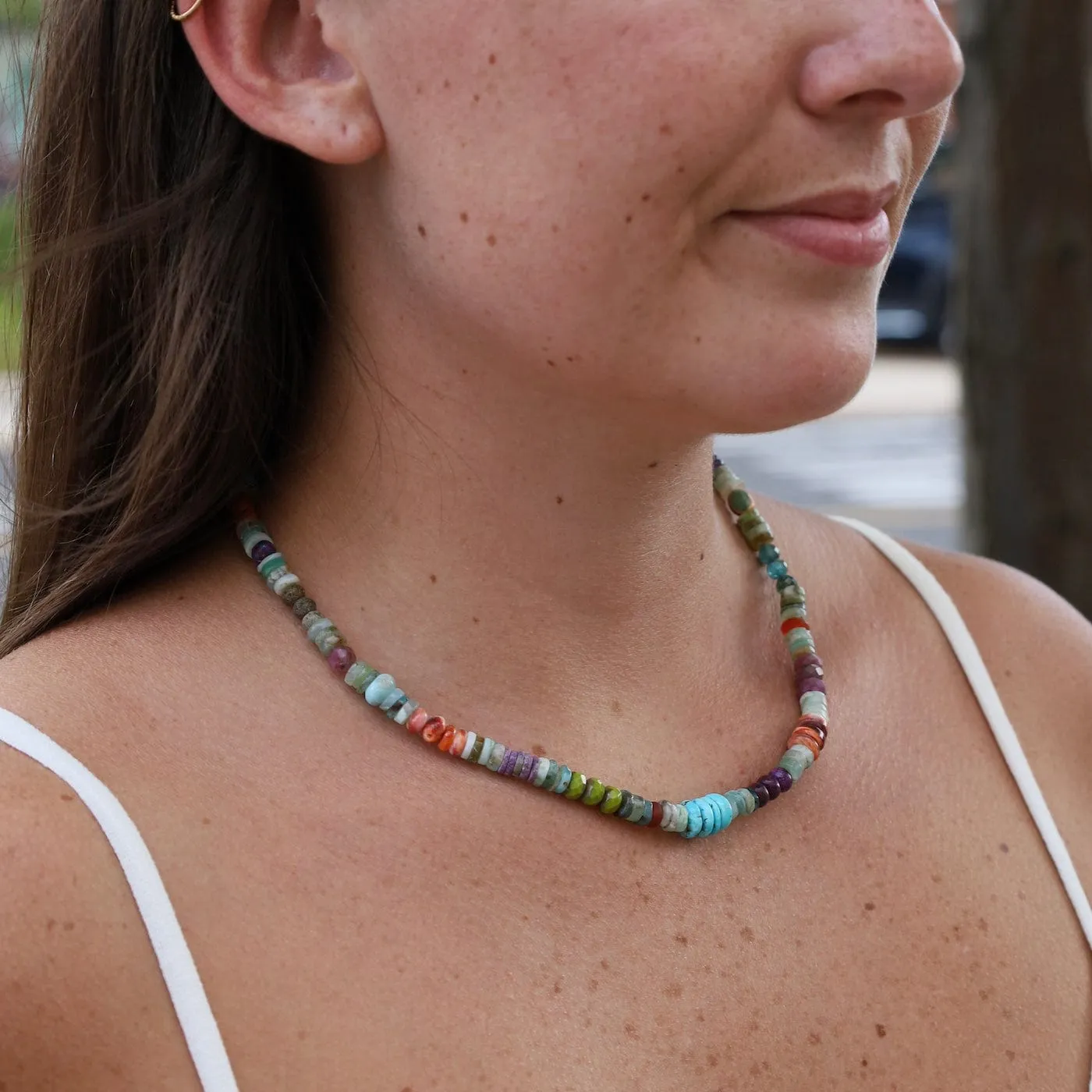 Peruvian Pachamama Opal Necklace