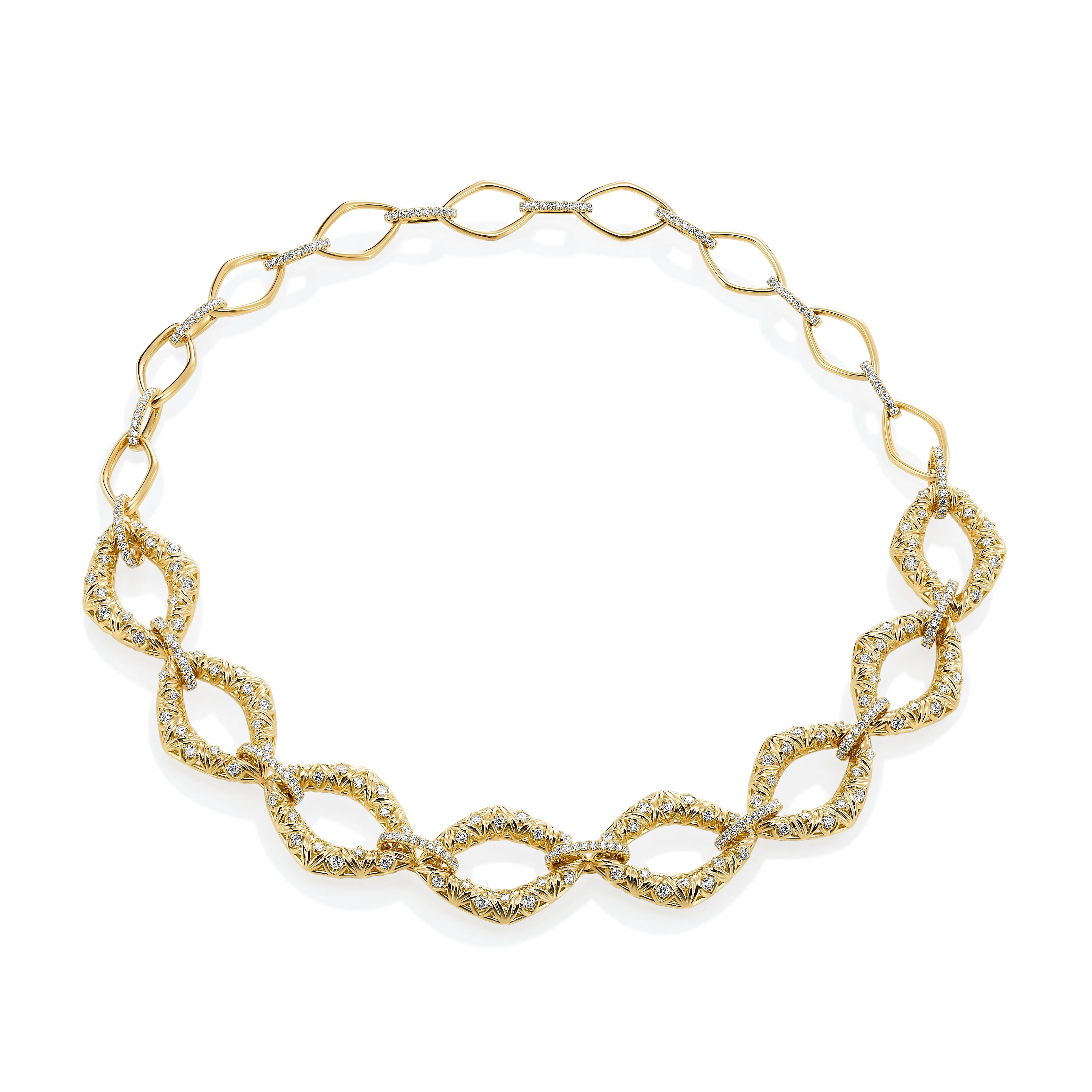 "Porta" Diamond Intertwined Choker
