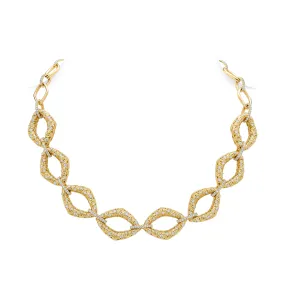 "Porta" Diamond Intertwined Choker