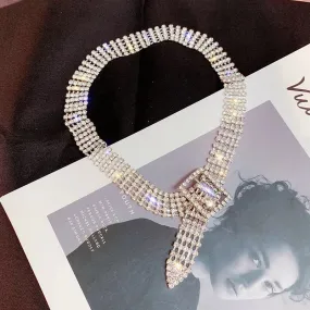 Rhinestone Choker Necklace