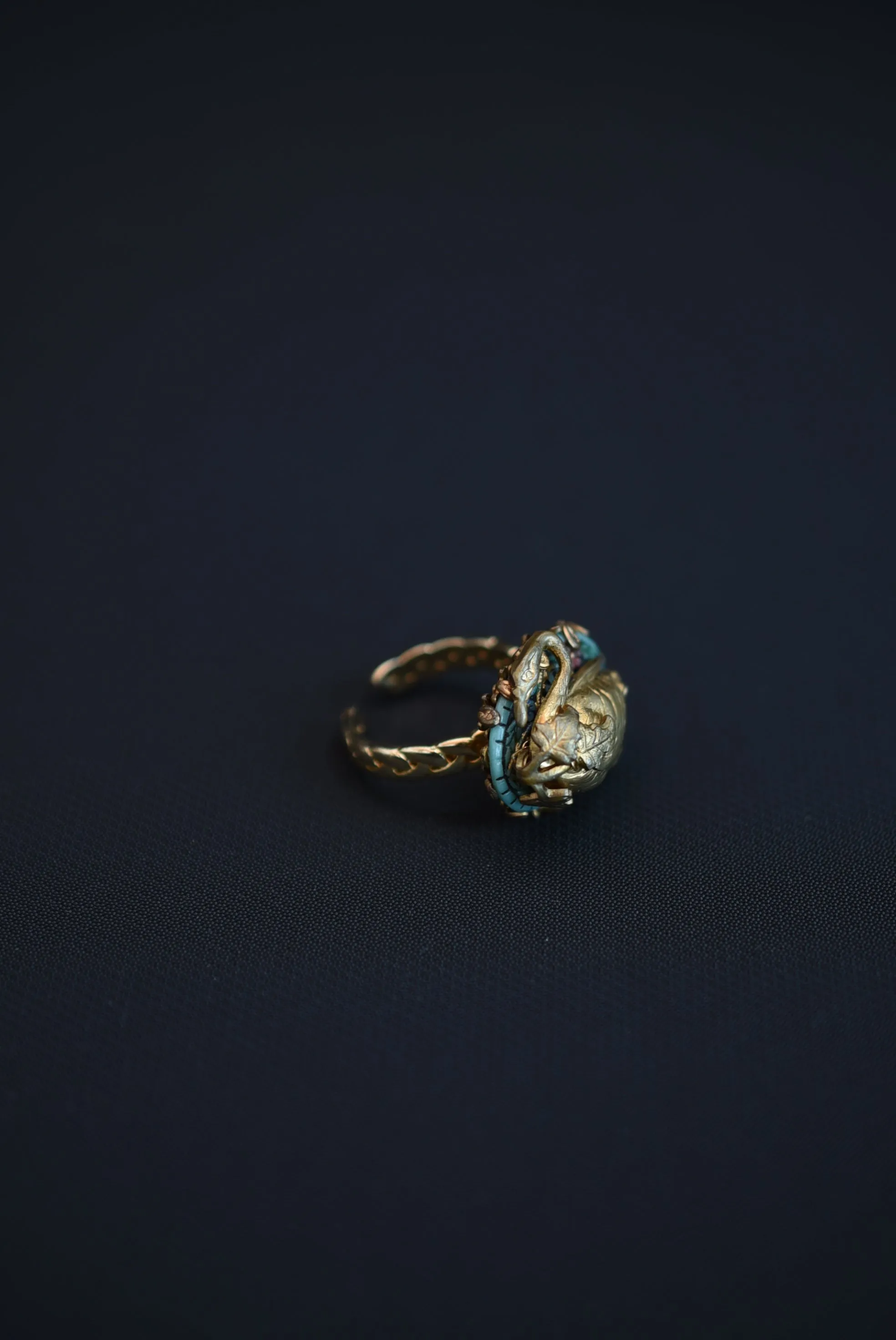 ring Germany swan vintage 1960'S【Limited item　One-of-a-kind】