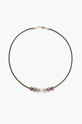 River Necklace Peacock Mix