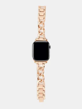 Rose Gold Chain Link Apple Watch Strap