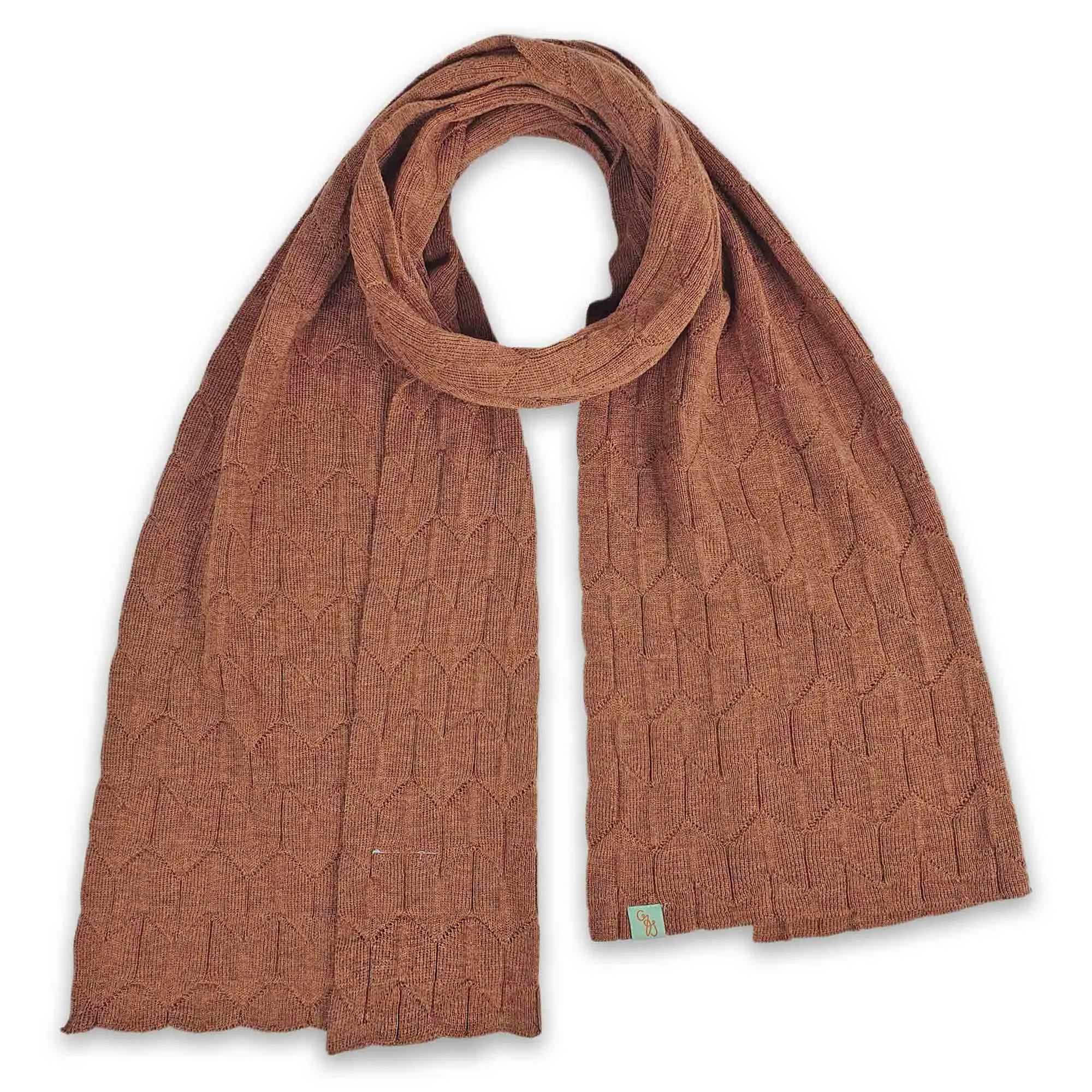 SCARVES - TULIP FIELDS - EXTRA FINE MERINO WOOL