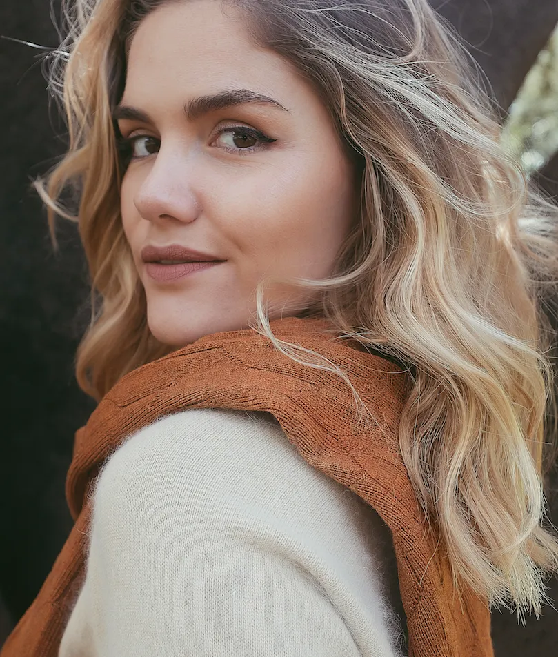 SCARVES - TULIP FIELDS - EXTRA FINE MERINO WOOL