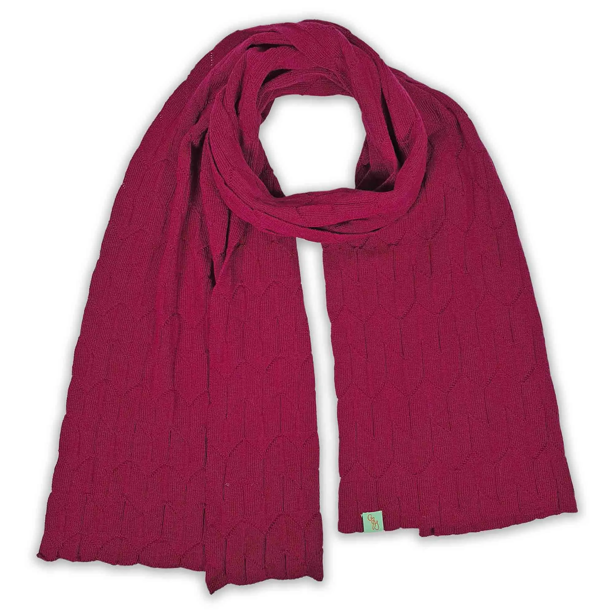 SCARVES - TULIP FIELDS - EXTRA FINE MERINO WOOL