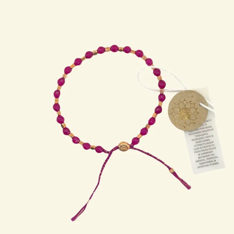 smr | jade hot pink | Signature Collection bracelet