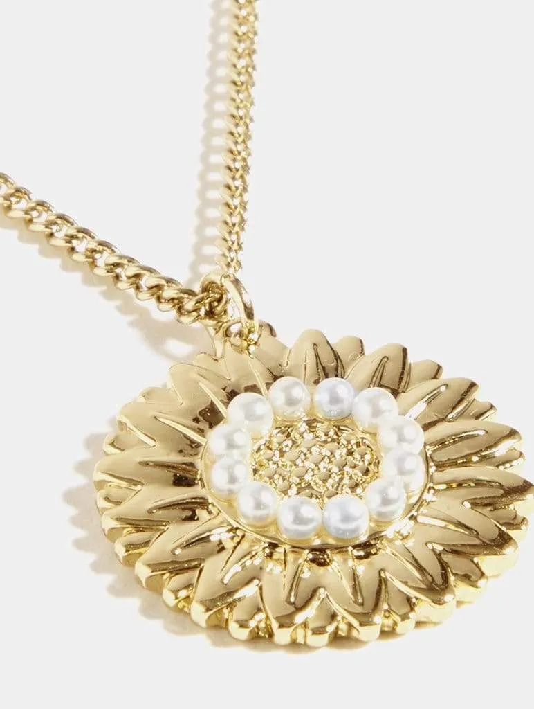 Sunflower Charm Necklace
