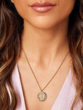 Sunflower Charm Necklace
