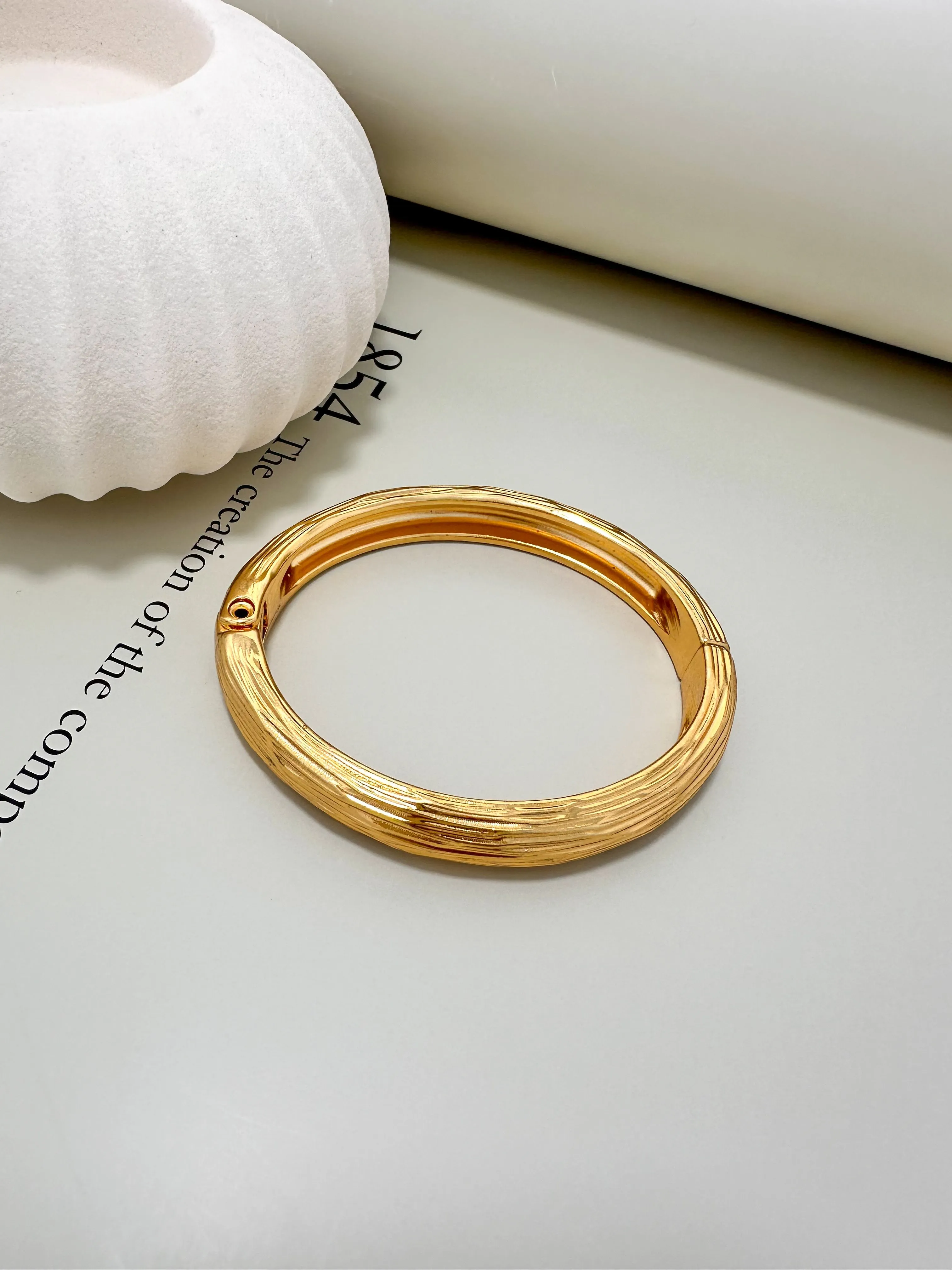 Velani Jewelry Brushed Bangle Bracelet