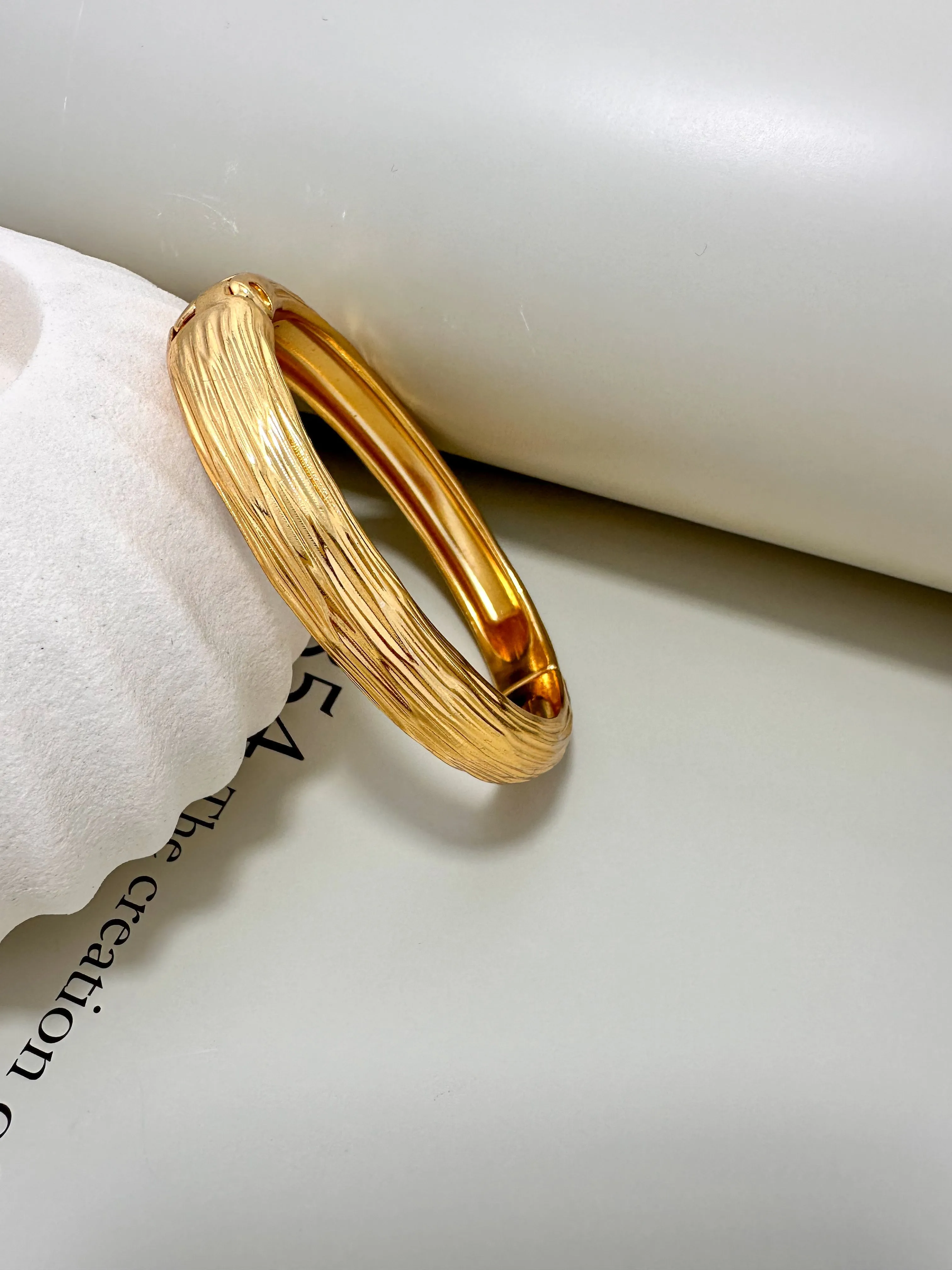Velani Jewelry Brushed Bangle Bracelet