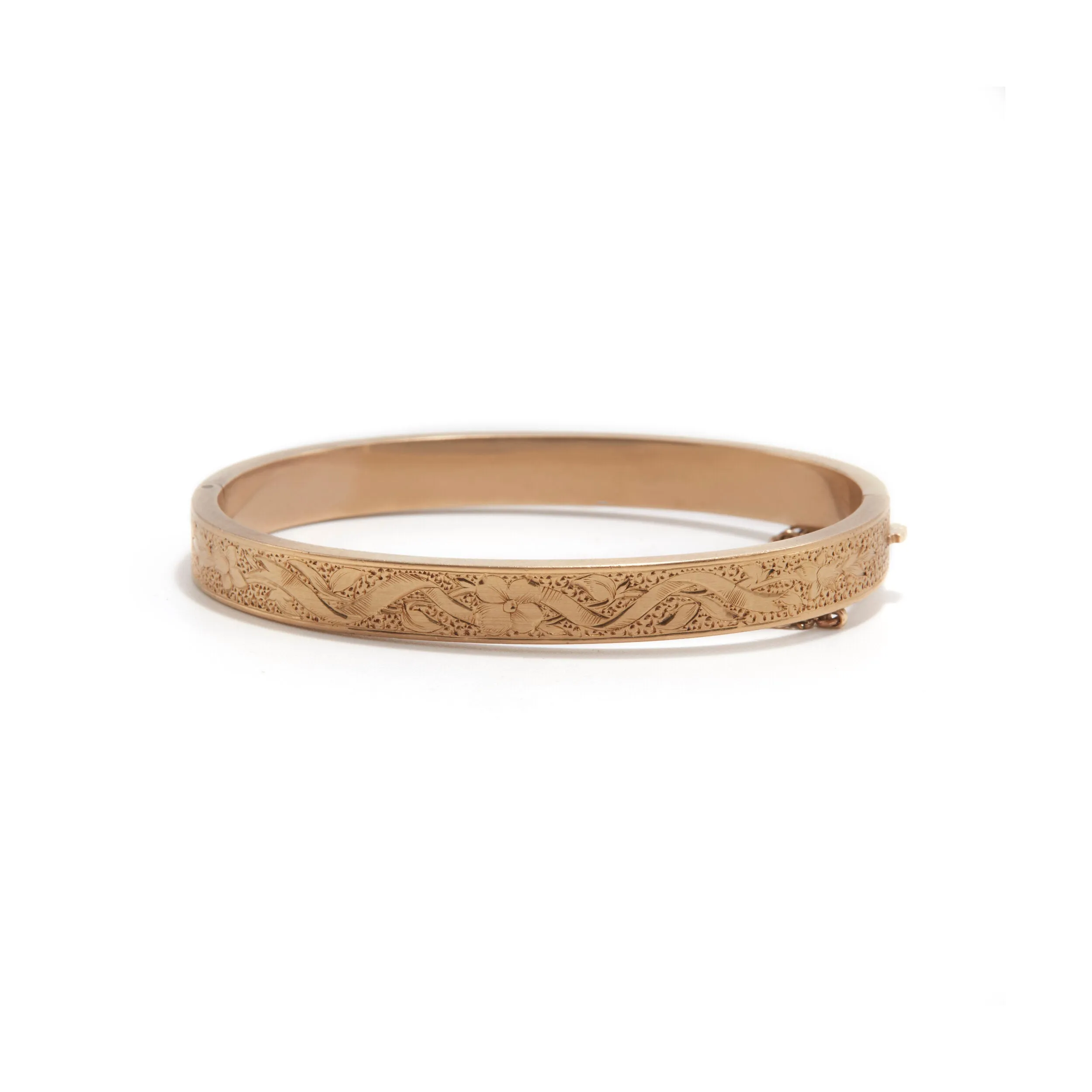 Victorian Engraved Hinge Bangle