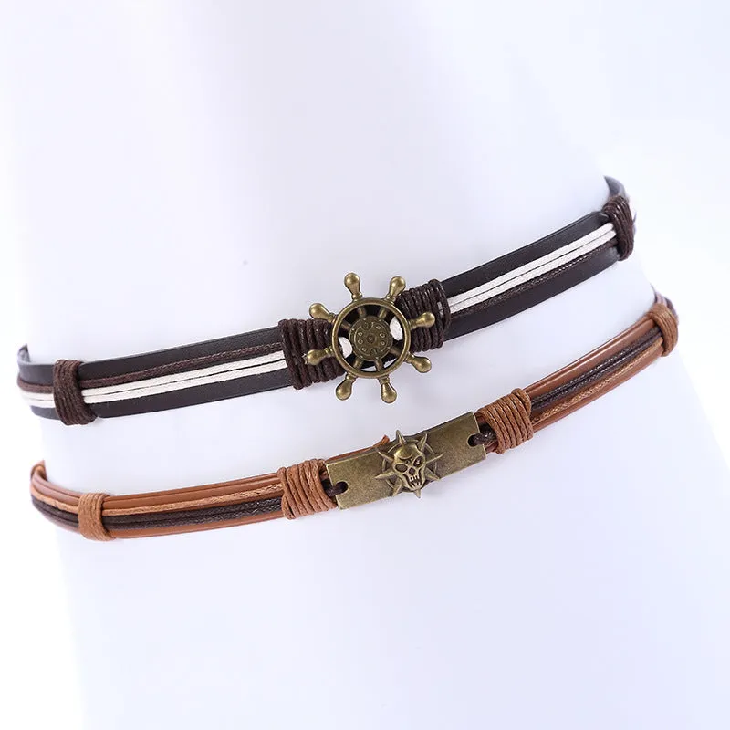 Woven Leather Decorative Hat Bands