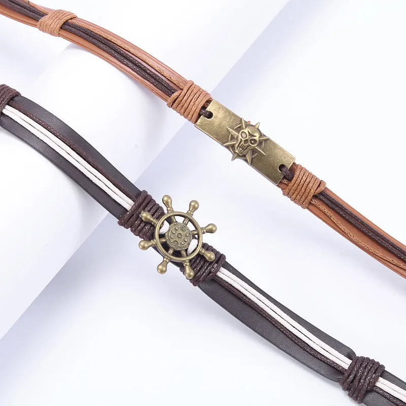Woven Leather Decorative Hat Bands