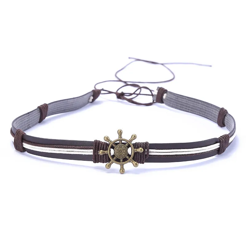 Woven Leather Decorative Hat Bands