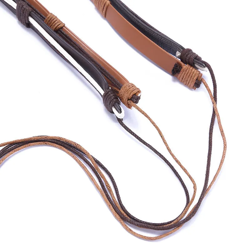 Woven Leather Decorative Hat Bands